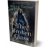 3D view of Premade Fantasy Book Cover - Shark