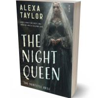 3D view of Premade Horror Book Cover - Outer Space