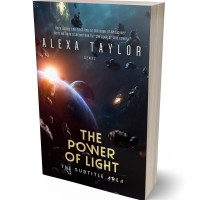3D view of Premade Science Fiction Book Cover - Shark