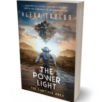 3D view of Premade Science Fiction Book Cover - Merlin