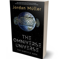 3D view of Premade Science Fiction Book Cover - Woodsmoke