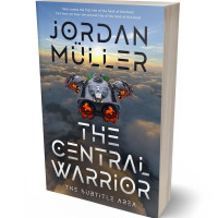 3D view of Premade Science Fiction Book Cover - Ship Gray