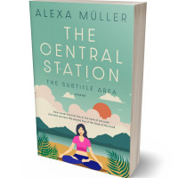 3D view of Premade Health & Dieting & Fitness Book Cover - Acapulco