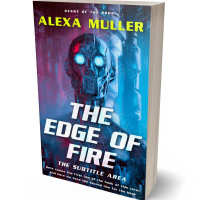 3D view of Premade Science Fiction Book Cover - Martinique