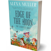 3D view of Premade Children's Book Cover - Half Baked