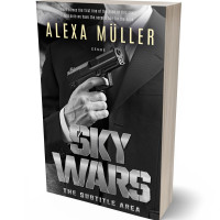 3D view of Premade Mystery & Thriller & Suspense Book Cover - Gray Nickel