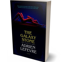 3D view of Premade Erotica Book Cover - Ebony