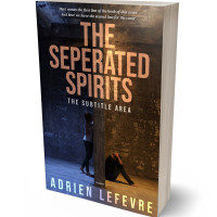 3D view of Premade Literary Fiction Book Cover - Thunder