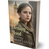 3D view of Premade Historical Book Cover - Taupe