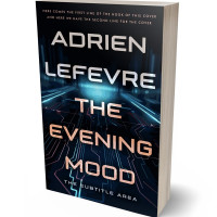 Tablet view of Clam Shell #29338 - Premade Science Fiction Book Cover