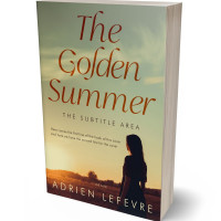 3D view of Premade Teen & Young Adult Book Cover - Swamp Green