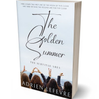 3D view of Premade Teen & Young Adult Book Cover - Cocoa Brown