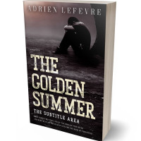 3D view of Premade Teen & Young Adult Book Cover - Thunder