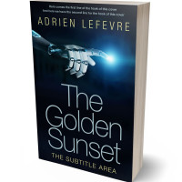 3D view of Premade Science Fiction Book Cover - Black Pearl