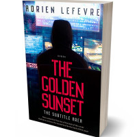 3D view of Premade Mystery & Thriller & Suspense Book Cover - Ebony