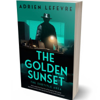 3D view of Premade Mystery & Thriller & Suspense Book Cover - Aztec