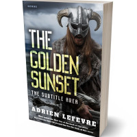 3D view of Premade Historical Book Cover - Thunder