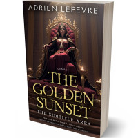 3D view of Premade Fantasy Book Cover - Cocoa Brown