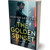 3D view of Premade Science Fiction Book Cover - Mirage