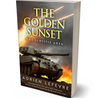 3D view of Premade Historical Book Cover - Taupe