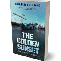 3D view of Premade Science Fiction Book Cover - Outer Space