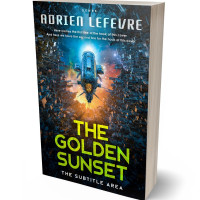 3D view of Premade Science Fiction Book Cover - Laser