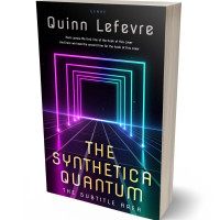 3D view of Premade Science Fiction Book Cover - Ebony