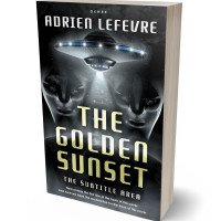 3D view of Premade Science Fiction Book Cover - Shark