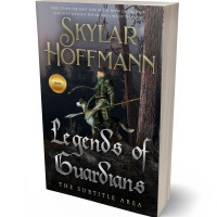 3D view of Premade Fantasy Book Cover - Thunder