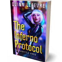 3D view of Premade Science Fiction Book Cover - Calico