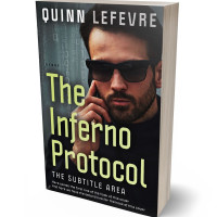 3D view of Premade Action & Adventure Book Cover - Tuatara