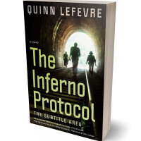 3D view of Premade Mystery & Thriller & Suspense Book Cover - Green Mist