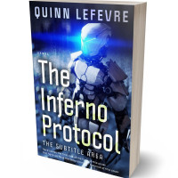 3D view of Premade Apocalyptica Book Cover - Cloud Burst