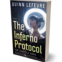 3D view of Premade Science Fiction Book Cover - Mirage