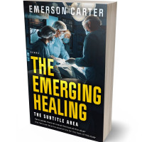 3D view of Premade Medical Book Cover - Wattle