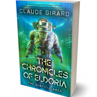 3D view of Premade Science Fiction Book Cover - Eucalyptus