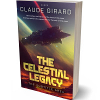 3D view of Premade Science Fiction Book Cover - Thunder