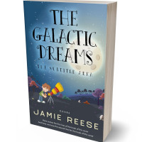 3D view of Premade Teen & Young Adult Book Cover - Oxford Blue