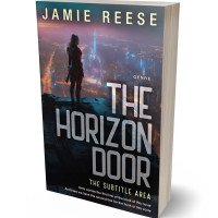 3D view of Premade Science Fiction Book Cover - Shark