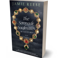 3D view of Premade Romance Book Cover - Shark