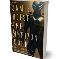 3D view of Premade Science Fiction Book Cover - Oil