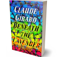 3D view of Premade Literary Fiction Book Cover - Golden Grass