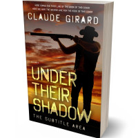 3D view of Premade Western Book Cover - Cedar