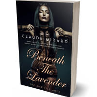 3D view of Premade Erotica Book Cover - Black