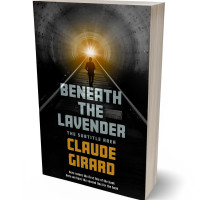 3D view of Premade Mystery & Thriller & Suspense Book Cover - Teak