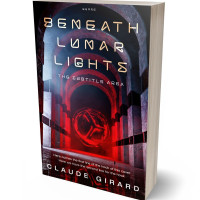 3D view of Premade Fantasy Book Cover - Cocoa Brown