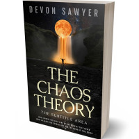 3D view of Premade Fantasy Book Cover - Log Cabin