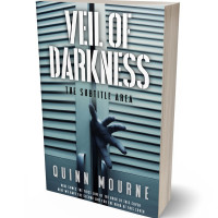 3D view of Premade Horror Book Cover - Limed Spruce