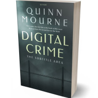 3D view of Premade Mystery & Thriller & Suspense Book Cover - Outer Space