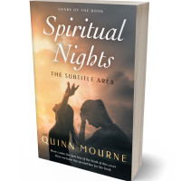 3D view of Premade Literary Fiction Book Cover - Merlin